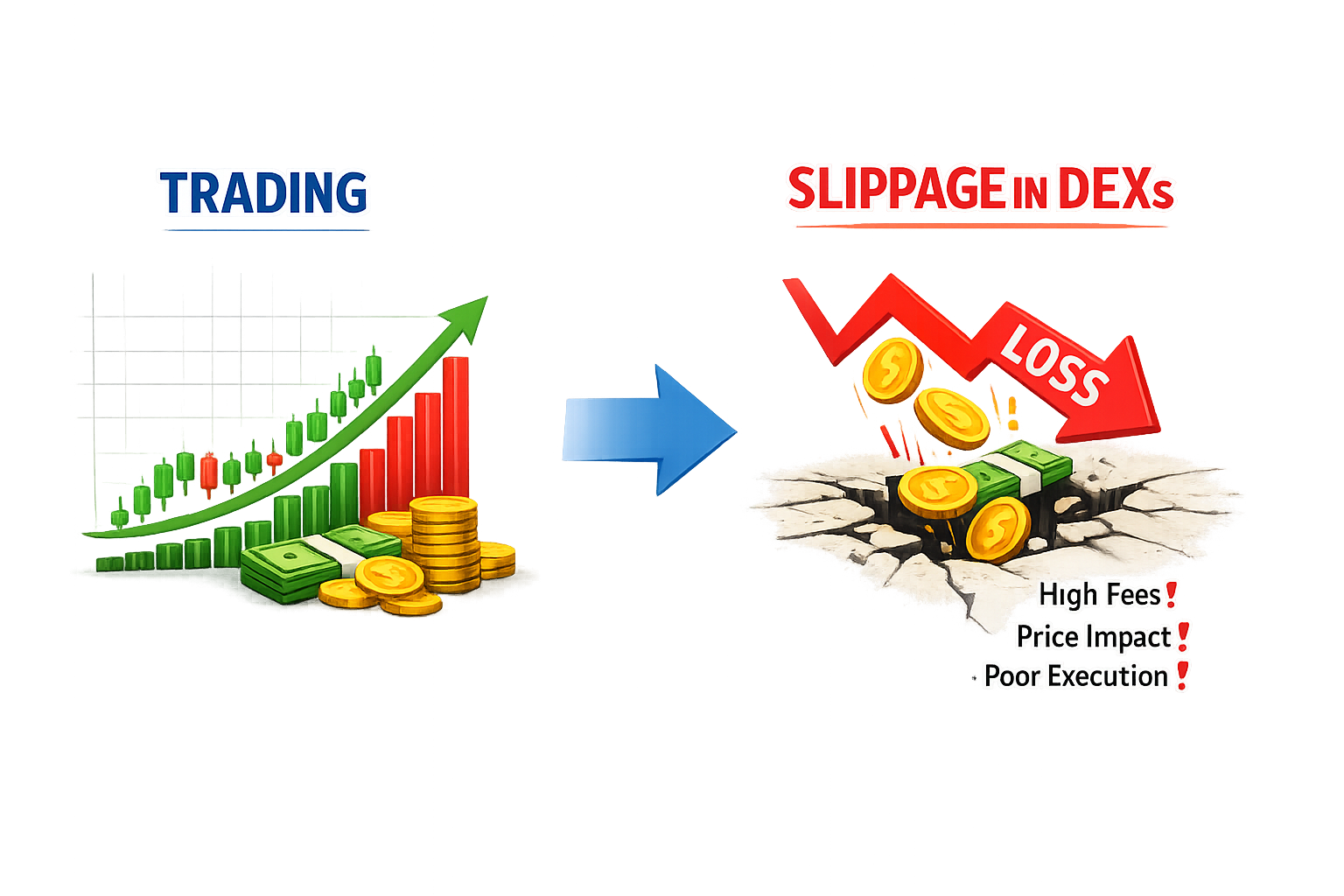 Liquidity losses illustration